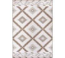 NORTHRUGS Malibu paklājs iekštelpām un ārpus telpām 160 x 230 cm - divpusējs paklājs, izturīgs pret laikapstākļiem, moderns ģeometrisks raksts balkonam, terasei, dārzam, ziemas dārzam, viesistabai, ūdensizturīgs, lins