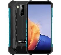 Ulefone Armor X9 Android 11 4G āra mobilais tālrunis bez līguma, astoņkodolu 3GB + 32GB, 5,5 collu IP68 robusts viedtālrunis, divas SIM kartes, 13MP zemūdens trīskāršā kamera, 5000 mAh, sejas atbloķēšana, NFC zaļš