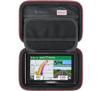 BOVKE satelīta korpuss 5–5,5 collu Tomtom navigācijas ierīcei GO, Garmin DriveSmart 55/Drive 51/52/53, Garmin zūmo XT/zūmo 396 navigācijas ierīce, papildu auto lādētājs, USB kabelis, melns