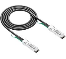 40G QSFP+ DAC kabelis, 40GBASE-CR4 pasīvās tiešās pievienošanas vara Twinax QSFP kabelis priekš Cisco QSFP-H40G-CU2M, Meraki MA-CBL-40G-2M, Mikrotik, QNAP, atvērti slēdži, 2 metri (6,5 ft)