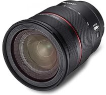 Samyang AF 24–70 mm F2.8 FE savietojams ar Sony E — pilna formāta automātiskais fokuss un APS-C 24–70 mm tālummaiņas objektīvs, spilgts F 2.8, Sony E Mount kamerām Sony Alpha A9 A7 A7C A7C II A7C R A6000 Series