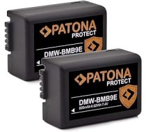 PATONA Protect V1 (2X) akumulators DMW BMB9 E BMB9E (895 mAh) - saderīgs ar Panasonic Lumix DC FZ82 DMC FZ72 FZ62 FZ45 FZ48 FZ100 FZ150 Leica V-LUX 3