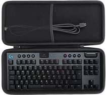 co2CREA Case cietais korpuss Logitech G 915 TKL Tenkeyless Lightspeed bezvadu RGB spēļu tastatūrai (tikai futrālis, tastatūra nav iekļauta)