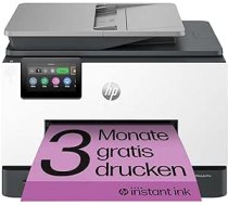 HP OfficeJet Pro 9132e daudzfunkciju printeris, 3 mēnešu bezmaksas drukāšana ar iekļautu HP Instant Ink, HP+, printeris, skeneris, kopētājs, fakss, Wi-Fi, LAN, abpusējais, gaisa nospiedums, pelēks/balts