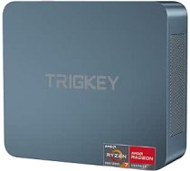 TRIGKEY S5 Mini PC Ryzen 7 5800H, AMD Mini dators ar 16 GB DDR4 500 GB M.2 NVME SSD, spēļu mini galddators, Dual HDMI + USB-C, Radeon RX Vega 8 grafikas, USB 3.2, WiFi 6, 4K 60 Hz