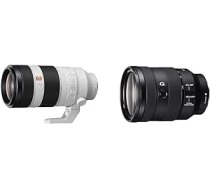 Sony FE 100-400mm f/4.5-5.6 GM OSS | Pilns kadrs, Super telefoto objektīvs, tālummaiņas objektīvs (SEL100400GM) un FE 24-105mm f/4G OSS | Pilns formāts, standarta tālummaiņas objektīvs (SEL24105G)