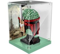 Aliquid Akrila vitrīna Lego Boba Fett ķiverei 75277, 3 mm, akrila vitrīna Lego 75277 (komplektā neietilpst stiprinājuma kluču komplekts)