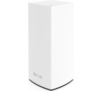 Linksys Velop MX4200 Tri-Band Mesh WiFi 6 System (AX4200) WiFi maršrutētājs ar bezvadu pārklājumu līdz 260 m², 3,5 reizes ātrāks vairāk nekā 40 ierīcēm - iepakojumā 1 gabals, balts