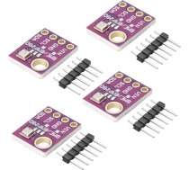 BME280 5V altimetra modulis RUIZHI 4 vienību komplekts BME280 augstas precizitātes atmosfēras spiediena sensora modulis IIC I2C SPI interfeiss DC 1,8-5V saderīgs ar Raspberry Pi