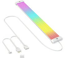 Yunseity RGB barošanas kabeļa pagarinātājs, 5V ARGB 3 pin savienotājs, RGB barošanas pagarinātājs ASUS Aura Sync, GIGABYTE RGB Fusion pamatplatēm, barošanas pagarinātājs ar piedurknēm