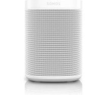 Sonos One SL All-In-One Smart Speaker (jaudīgs WiFi skaļrunis ar lietotnes vadību un AirPlay 2 - daudzistabu skaļrunis neierobežotai mūzikas straumēšanai), balts, bez balss vadības