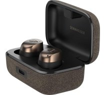 Sennheiser Momentum True Wireless 4 viedās austiņas Bluetooth 5.4, kristāldzidra skaņa, ergonomisks dizains, 30 stundu akumulatora darbības laiks, adaptīvais ANC - melns varš