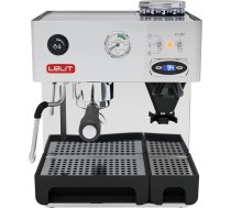 LELIT Anita PL042TEMD, Prosumer-Kaffeemaschine mit Mahlwerk und ThermoPID, Silber