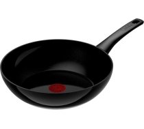 Tefal C43519 Renew On Black Wok panna 28 cm ar keramikas pārklājumu Videi draudzīgs pārstrādāts termiskais signāls visām plītīm Indukcijai droša melnā krāsā