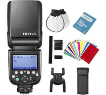 Godox TT685II-C TT685CII Speedlite TTL zibspuldze 2.4G HSS High Speed 1/8000s GN60, saderīga ar Canon EOS 5D 6D 7D 77D 80D 100D 200D 750D 750D 800D 1300D (GODOX TT685II-C)