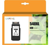 LAIPENG 540XL atjaunotas kasetnes Canon PG-540 CL-541 PG-540XL CL-541XL priekš Pixma TS5150 TS5151 MX455 MX475 MX525 MX535 MG3150 MG3250 MG3550 MG3600 MG36500 MG4250 Printeris (melnas)