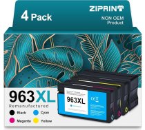 ZIPRINT 963 XL Multipack kasetnes Saderīgs ar HP 963 XL printera kasetnēm Saderīgs ar HP OfficeJet Pro 9010 9012 9012e 9014e 9015 9016 9019 9020 9025 9025e