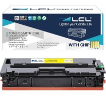 LCL saderīga tonera kasetne 203X CF542X ar augstu ražību (1 dzeltena), kas paredzēta HP Color Laserjet Pro M254dw 254NW Laser Jet Pro MFP M281dw M281CDW M281FDW M280NW M254dn M281fdn M281fdn