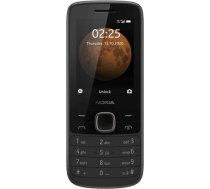 Nokia 225 4G Mobilais telefons 2.4" 4GB RAM 64GB ROM VGA kameras akumulators 1150mAh Dual SIM Black [ES/PT versija]