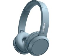 PHILIPS Audio TAH4205BL/00 austiņas uz ausīm ar basa pastiprināšanas pogu, Bluetooth, 29 stundu atskaņošana, ātrā uzlāde, trokšņu izolācija, salokāmas, zilas, salokāmas