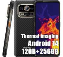 Ulefone Armor 25T Āra mobilie telefoni 2024, MTK G99 12GB+256GB+2TB Āra viedtālrunis, 64MP + termokamera, 6500mAh 33W, 6,78" FHD+, Android 14 mobilais tālrunis bez līguma, Dual 4G