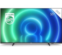 Philips 55PUS7506/12 55 Zoll (139 cm) Fernseher 4K LED televizors | UHD un HDR10+ | Dolby Vision un Dolby Atmos | SAPHI