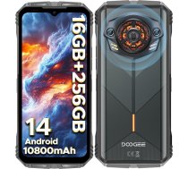 DOOGEE S Punk izturīgs viedtālrunis 2024, Android 14 nesagraujams tālrunis, 10800 mAh izturīgs tālrunis, 126 dB skaļrunis, 16(6+10) GB+256GB/1TB izturīgs viedtālrunis, 6,58 collu FHD+, 50MP NFC/OTG/Dual SIM/Face