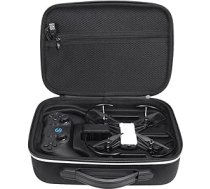 XBERSTAR PU EVA Travel Carry Bag Protect Storage Case for DJI RYZE Tello & for GameSir T1d Remote Control, Black, Compact, black, Compact