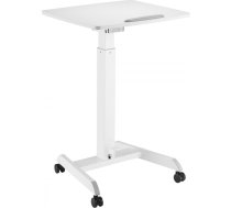 Maclean galda galds, regulējams augstums, gāzes atspere, darbam stāvus un sēdus, max augstums 113cm, mc-892w
