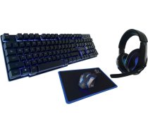 Sherman spēļu komplekts. tastatūra+pele+paliktnis+austiņas