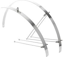 Contec plakano spārnu dubļusargu komplekts 28 collas / platums 42 mm sudrabs