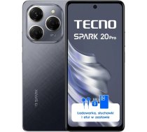 Tecno Viedtālrunis spark 20 pro kj6 256+12 moonlit black