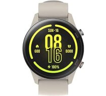 Xiaomi Mi Watch viedais pulkstenis, 1,39 collu AMOLED HD displejs, mēra un uzrauga skābekļa līmeni asinīs, sirdsdarbības ātrumu, stresa līmeni, miega ciklu, GPS, 17 sporta režīmus, 5 ATM, 16 dienu akumulatora darbības laiku