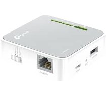 TP-Link TL-WR902AC AC750 WLAN nano maršrutētājs (433Mbit/s (5GHz) +300Mbit/s (2,4GHz) (tragbar, piekļuves punkts, TV adapteris, atkārtotājs, maršrutētājs, klients, multivide, FTP serveris), weiß/ grau
