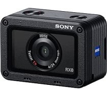 Sony RX0 Premium Ultrakompakt digitālā kamera (15,3 MP, 24 mm F4 Zeiss Objektiv, 1 Zoll sensors, wasserdicht) (DSC-RX0) schwarz