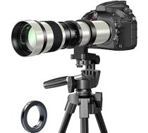 BENOISON 420–800 mm Super telefoto tālummaiņas objektīvs Manuālā fokusa telefoto objektīvs F objektīvs Nikon D3500 D850 D7500 D5600 D3400 D500 D7200 D5500 D750 D810 D3300 D5300 D810 D3300 D53010 D610 D3300 D53010 D610 D302