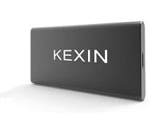 KEXIN 250 GB ārējais SSD pārnēsājamais USB C Fast SSD cietais disks līdz 550 MB/s Cietvielu disks ar USB-C uz USB 3.0 kabeli Darbojas operētājsistēmai Windows Mac OS Dators PS4 Xbox One Switch TV (melns) ANE55B07SGCW19VT