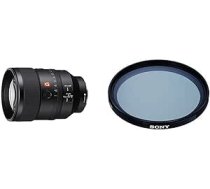 Sony SEL135F18GM G Master Lens (135 mm, F1.8, pilns formāts, fiksēts fokusa attālums, piemērots A9, A7, A6000, A5100, A5000 un Nex sērijai, E-Mount) melns + VF-82CPAM2 daudzpārklājuma aizsargfiltrs