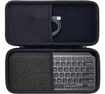 Aenllosi cietā korpusa vāciņš Logitech MX Keys Mini bezvadu tastatūrai, tikai somā (melns)