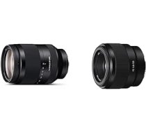 Sony FE 24-240 mm f/3.5-6.3 OSS | Pilna kadra, platleņķa, tālummaiņas objektīvs (SEL24240) un standarta objektīvs SEL-50F18F