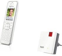 AVM FRITZ!Fon C6 DECT Comfort Phone & FRITZ!Repeater 600 International, WLAN N līdz 600 Mb/s (2,4 GHz) ANEB0CMTWJNQYT