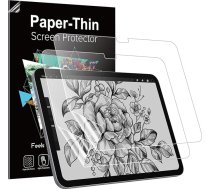 MoKo 2 Stück Papier Schutzfolie für NEU iPad Air 11 Zoll M2 2024 (Air 6. Generation), Schreiben und Zeichnen wie auf Papier, Kratzfeste Blendfreie Matte PET Folie, Kompatibel mit Apple Pencil