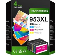 953XL Druckerpatronen Kompatibel für HP 953 XL Multipack 953xl druckerpatronen für HP Officejet Pro 7720 7740 8710 8710 8715 8740 8720 8718 7730 8728 8719 8730 8725 8210 8218 Drucker (4er-Pack)