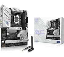 ASUS ROG Strix B760-A Gaming WiFi Intel® B760 (13. un 12. paaudzes) LGA 1700 baltā ATX pamatplate, 12+1 barošanas līmeņi, DDR5, PCIe 5.0, WiFi 6E, USB 3.2 2. paaudzes 2. tipa C un Aura Sync RGB