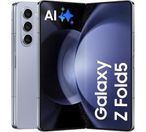 Samsung Galaxy Z Fold5 Fold5 Foldable AI Android viedtālrunis Bez līguma Mobilais tālrunis 512GB Paplašināts akumulatora darbības laiks HD kamera Icy Blue + 36 mēnešu garantija [Amazon Exclusive]