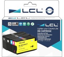 LCL atjaunota tintes kasetne 953 953XL 3HZ52A L0S70AE F6U16AE F6U17AE F6U18AE (5 gab., 2 melni, 2 melni, 1 ciani, 1 magenta, 1 dzeltens), saderīga ar HP Officejet Pro 7740 8210 8218 8710 8715 8715 8711 8 8 871 9