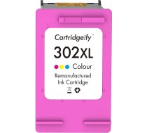 Cartridgeify 302 XL krāsainu printeru kasetnes, kas ir saderīgas ar HP 302 302 302XL kasetnēm, kas paredzētas Deskjet 1110 2130 3630 3630 3636, OfficeJet 3830 3831 3833 4658 5230, Envy 4525 4520 4524