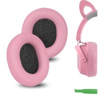 Geekria QuickFit rezerves austiņu spilventiņi Razer Kraken Kitty V2 Pro, Barracuda, Barracuda X austiņām, austiņu spilventiņi, austiņu uzlikas, austiņu spilventiņi, austiņu kausiņi, remonta detaļas (rozā)