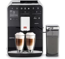 Melitta Caffeo Barista TS Smart F850-102, pilnībā automātisks kafijas automāts ar piena tvertni, viedtālruņa vadība ar Connect App, One Touch funkcija, melns