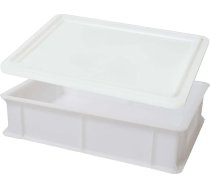 GENUS DEI Dei | Rauga kaste picai un maizei | Pārtikas trauks mīklai | Kastīte mīklai | Plastmasas kaste + vāks 30 x 40 x 10 cm